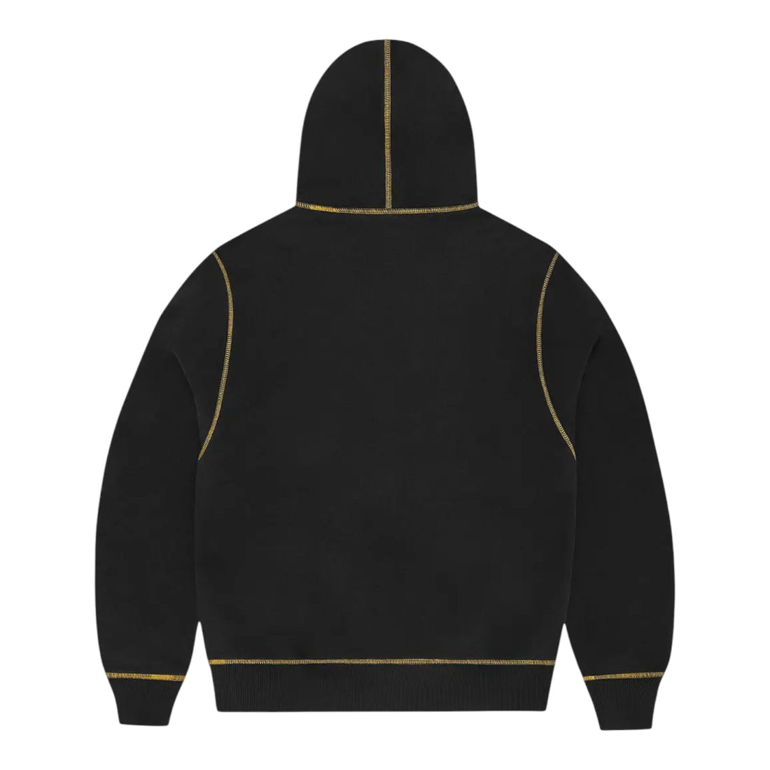 Corteiz Alcatraz Contrast Hoodie - Black/Yellow