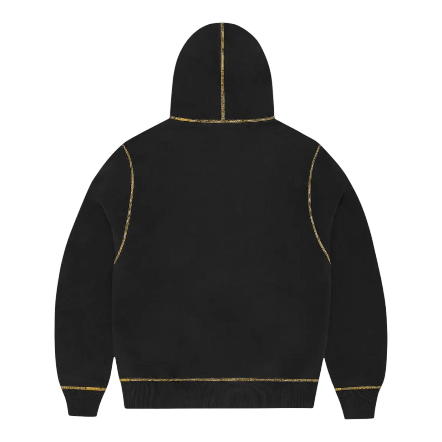 Corteiz Alcatraz Contrast Hoodie - Black/Yellow