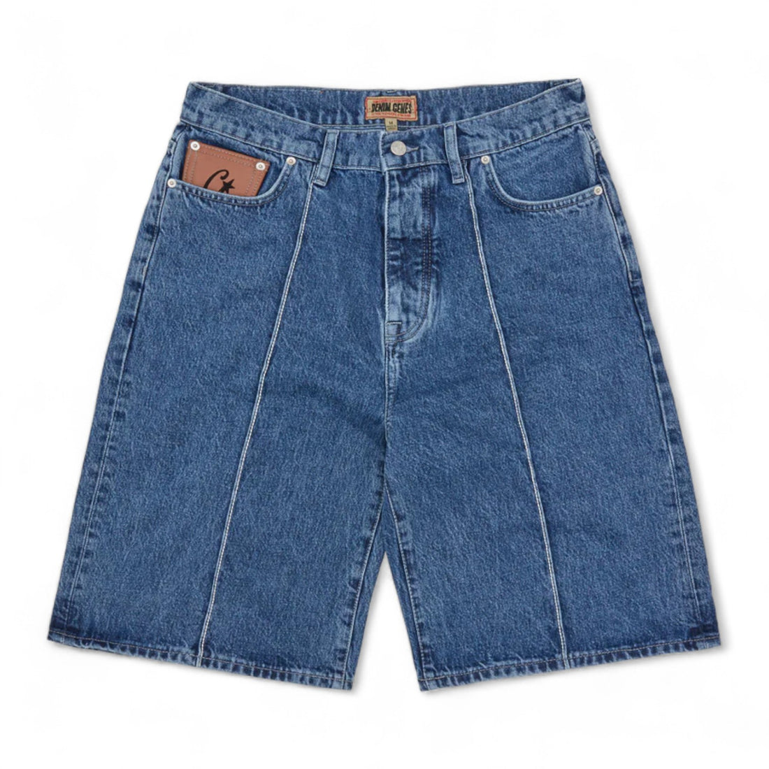 Corteiz C-Star Denim Jorts - Faded Blue
