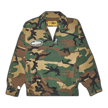 Corteiz Guerillaz Drilltop - Woodland Camo