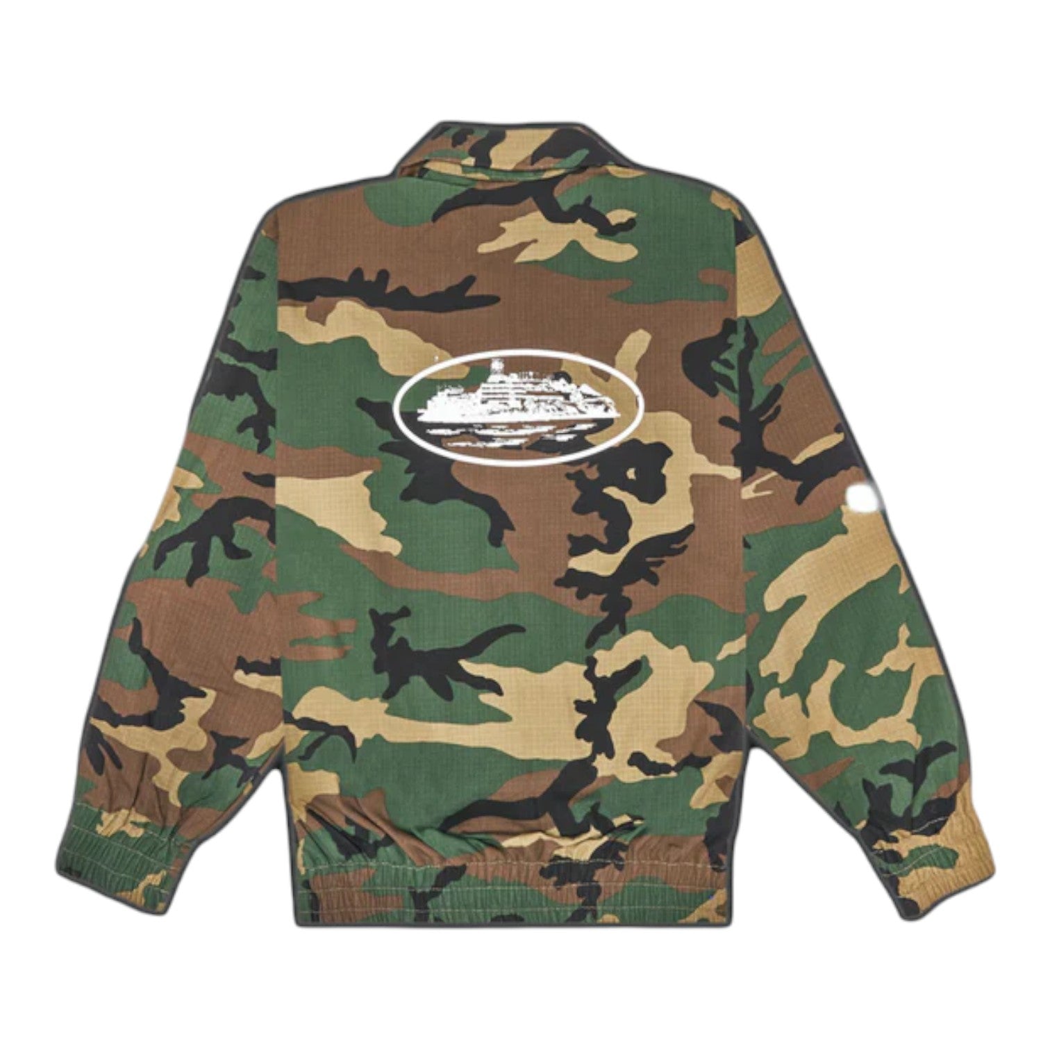 Corteiz Guerillaz Drilltop - Woodland Camo