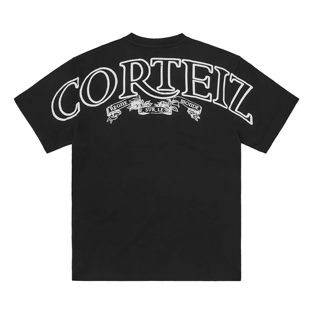 Corteiz Royale Heavyweight Tee - Black - 1