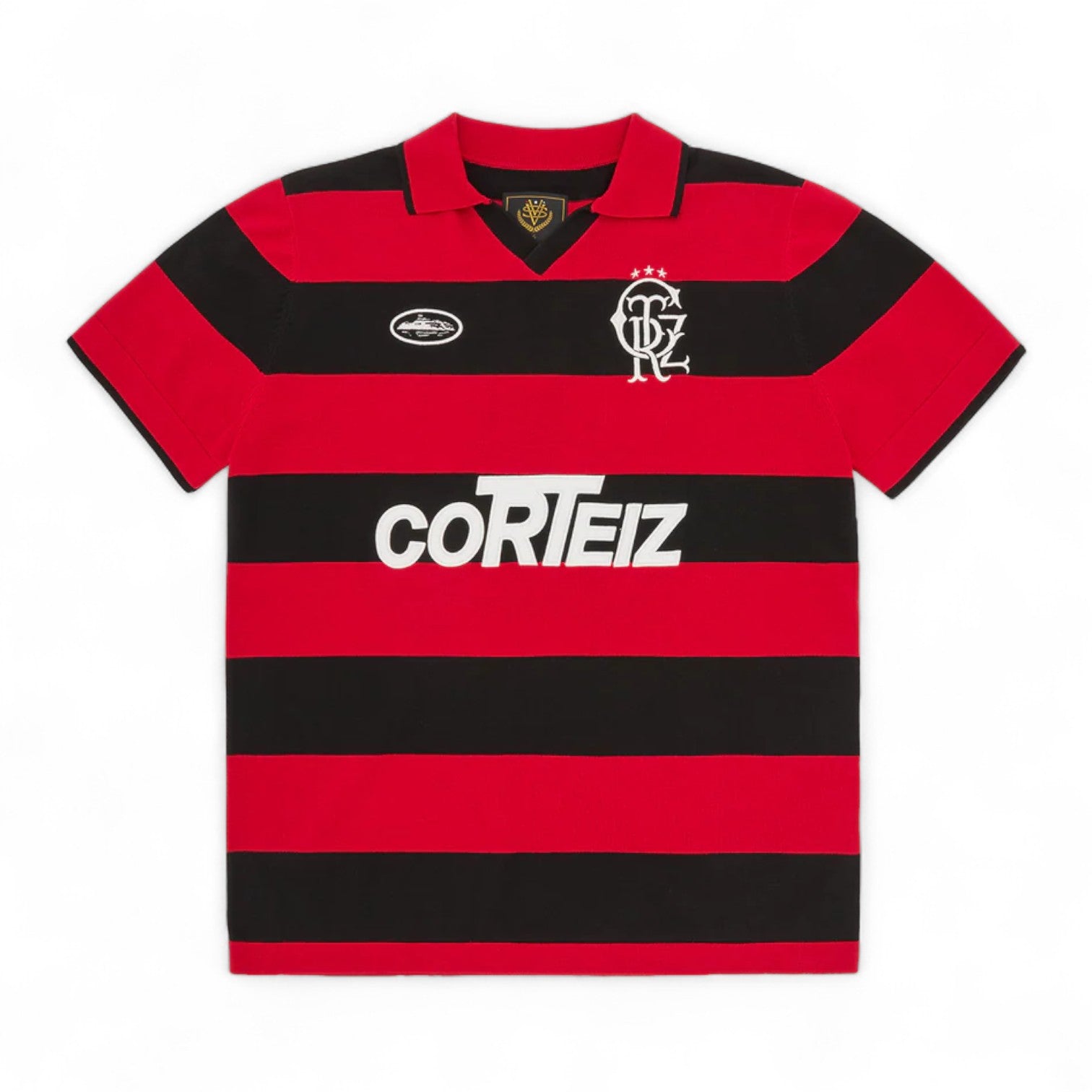 Corteiz Striped Knit Jersey - Red