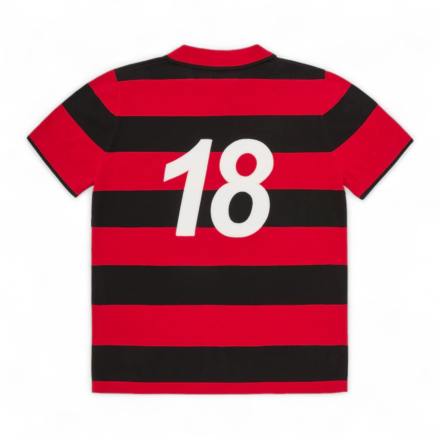 Corteiz Striped Knit Jersey - Red