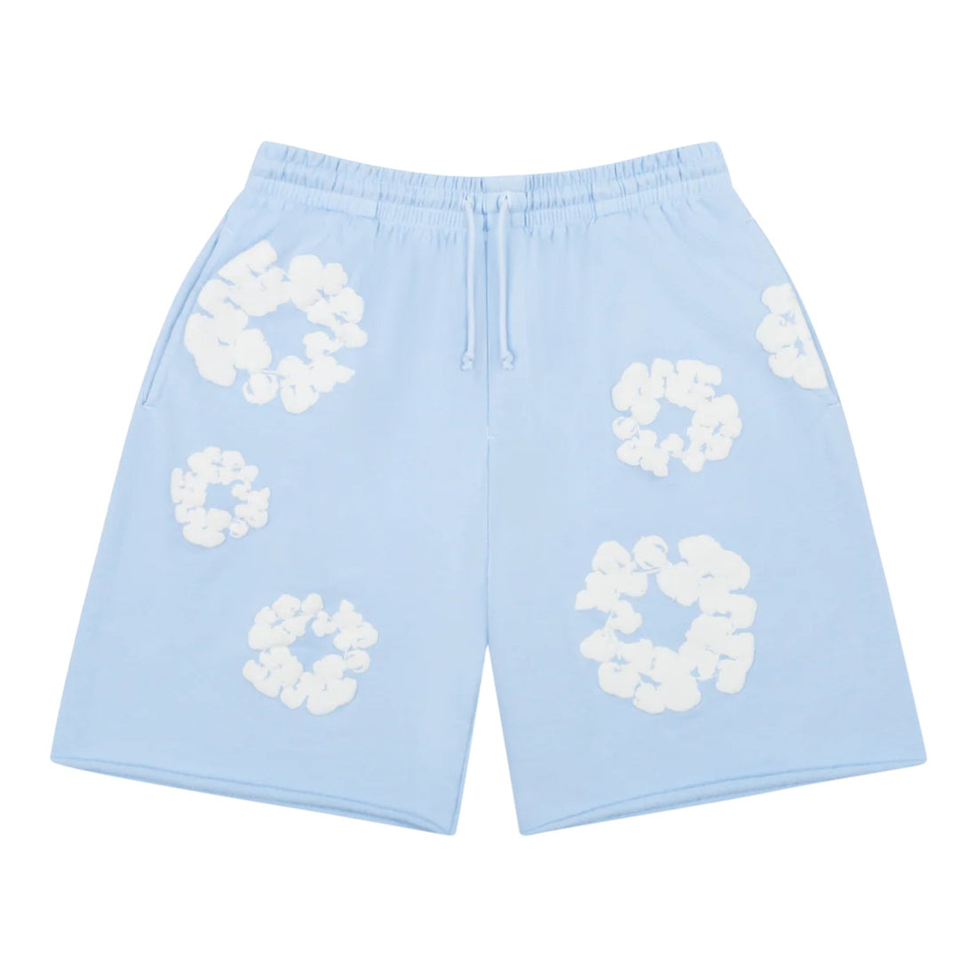 Denim Tears The Cotton Wreath Shorts - Powder Blue