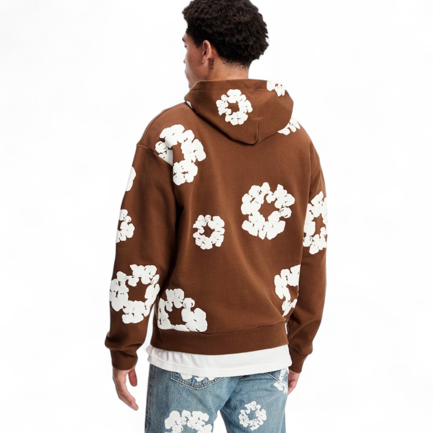 Denim Tears The Cotton Wreath Sweatshirt - Brown
