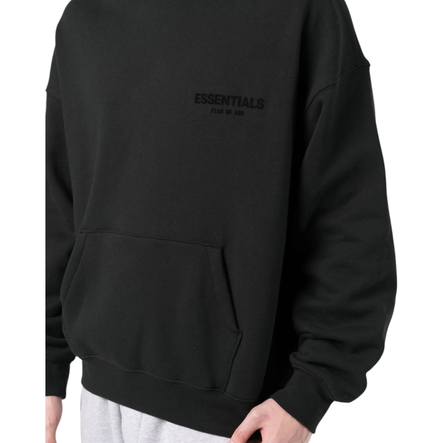 Fear of God Essentials Hoodie Black - Stretch Limo