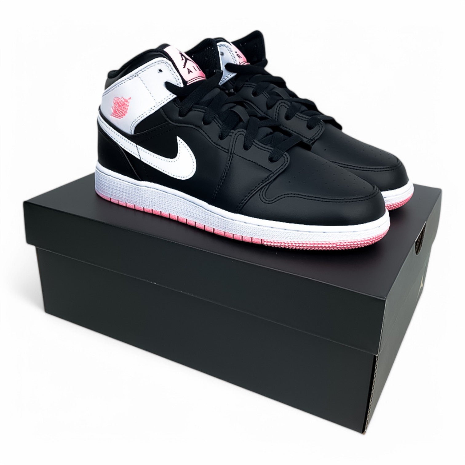 Air Jordan 1 Mid 'Black Arctic Pink'