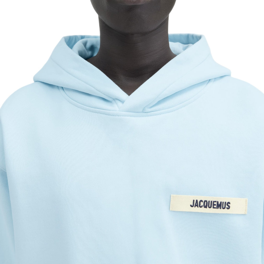 Jacquemus Le Hoodie Gros Grain Top - Light Blue