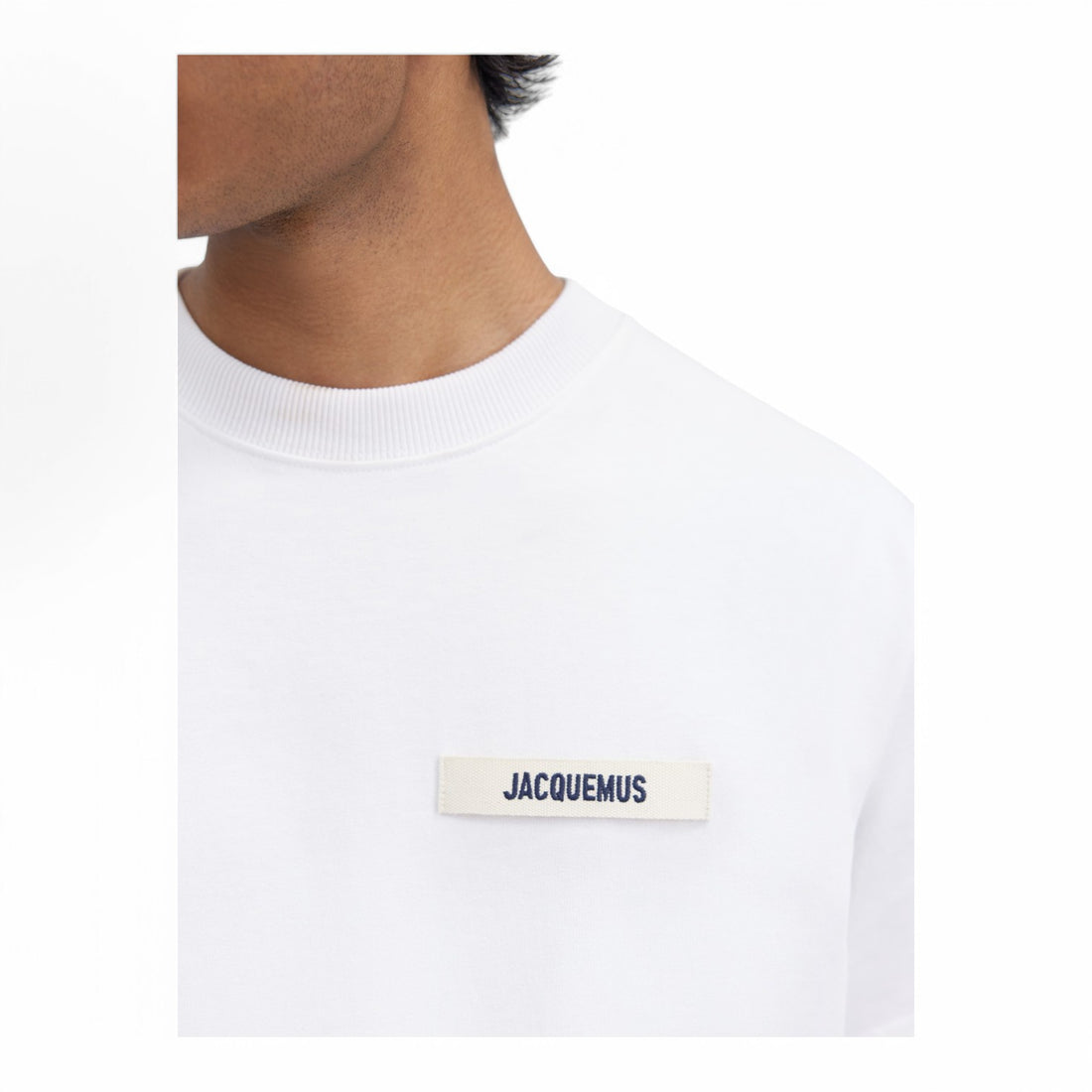 Jacquemus T-Shirt 'Gros Grain Les Classiques' - White