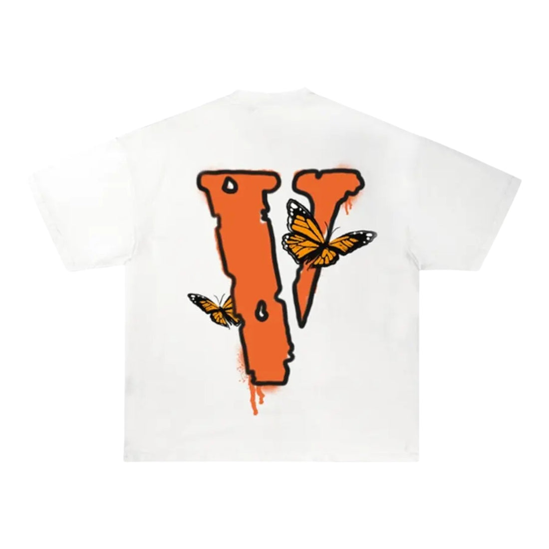 Juice Wrld x Vlone Butterfly T-shirt 'White'