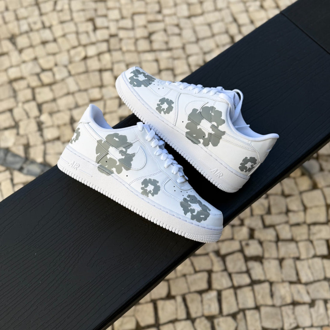 Nike Air Force 1 ’07 White – Custom Denim Tears
