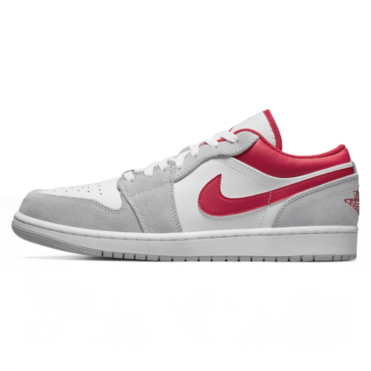 Air Jordan 1 Low 'Light Smoke Grey Gym Red'