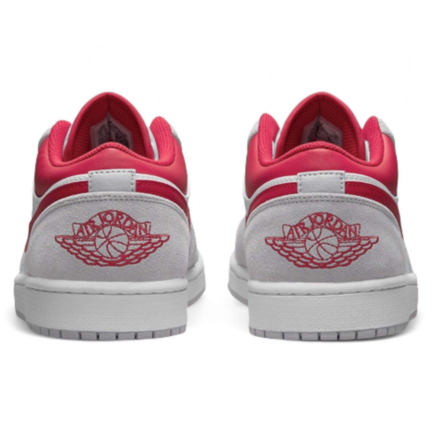 Air Jordan 1 Low 'Light Smoke Grey Gym Red'