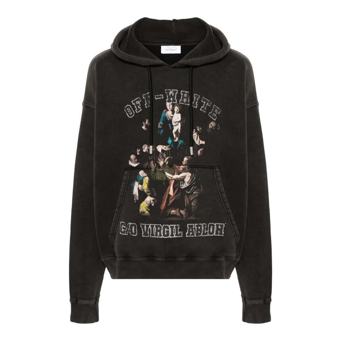 Off-White Mary Skate Cotton Hoodie 'Black'