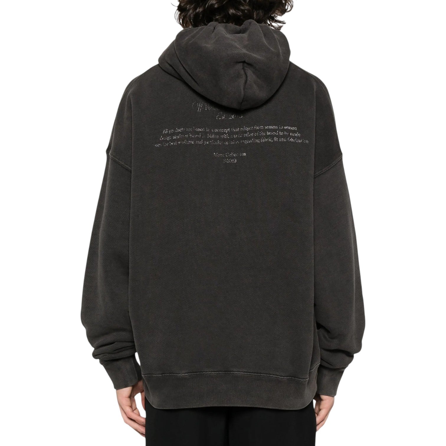 Off-White Mary Skate Cotton Hoodie 'Black'