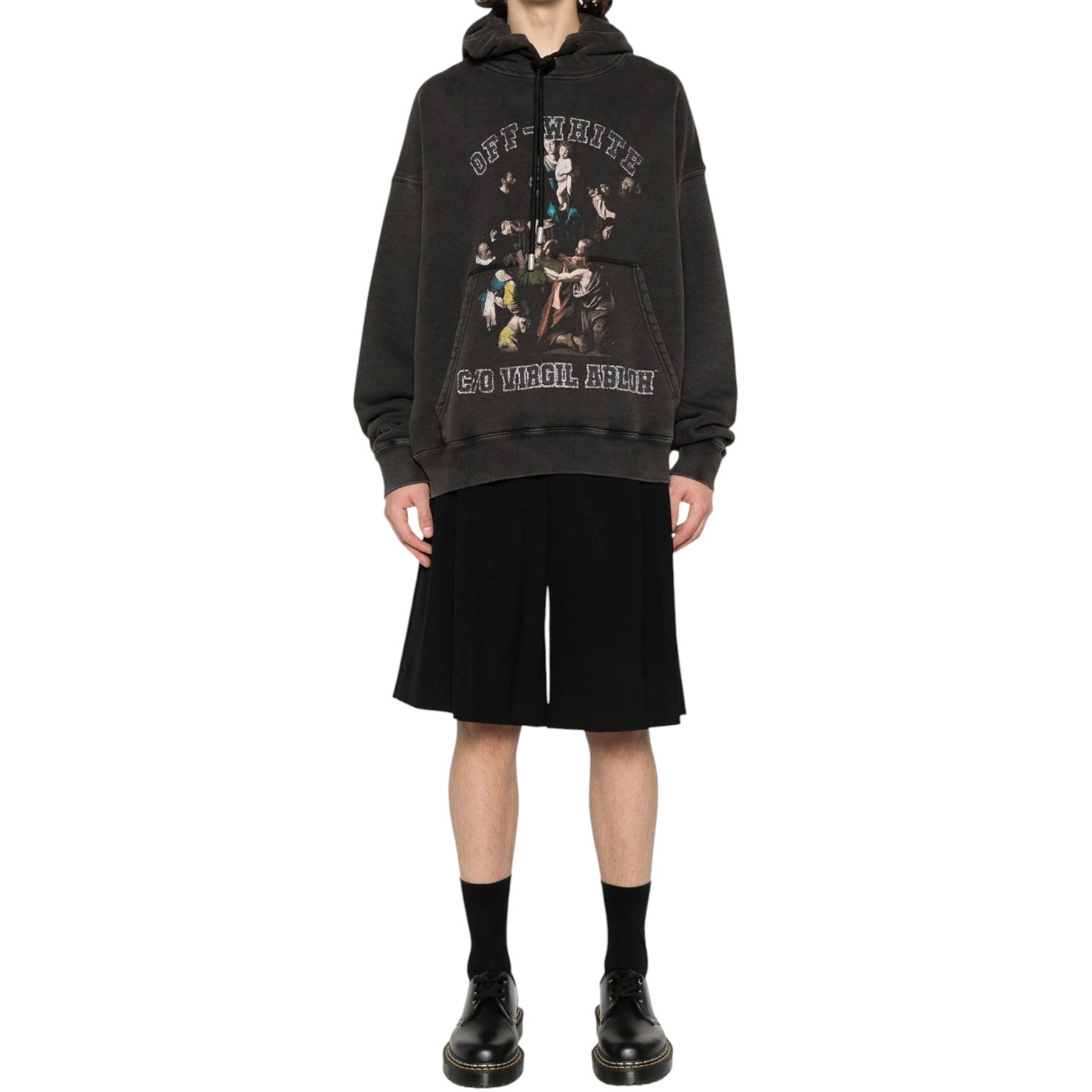 Off-White Mary Skate Cotton Hoodie 'Black'