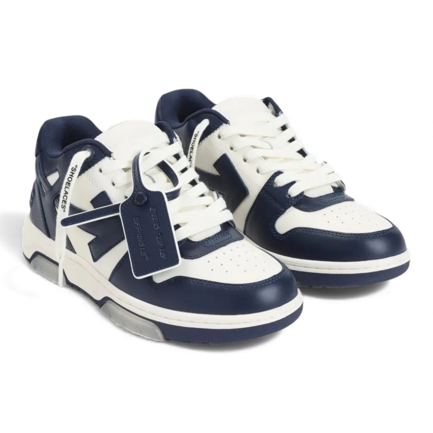 Off-White Out Of Office Leather - Navy Blue