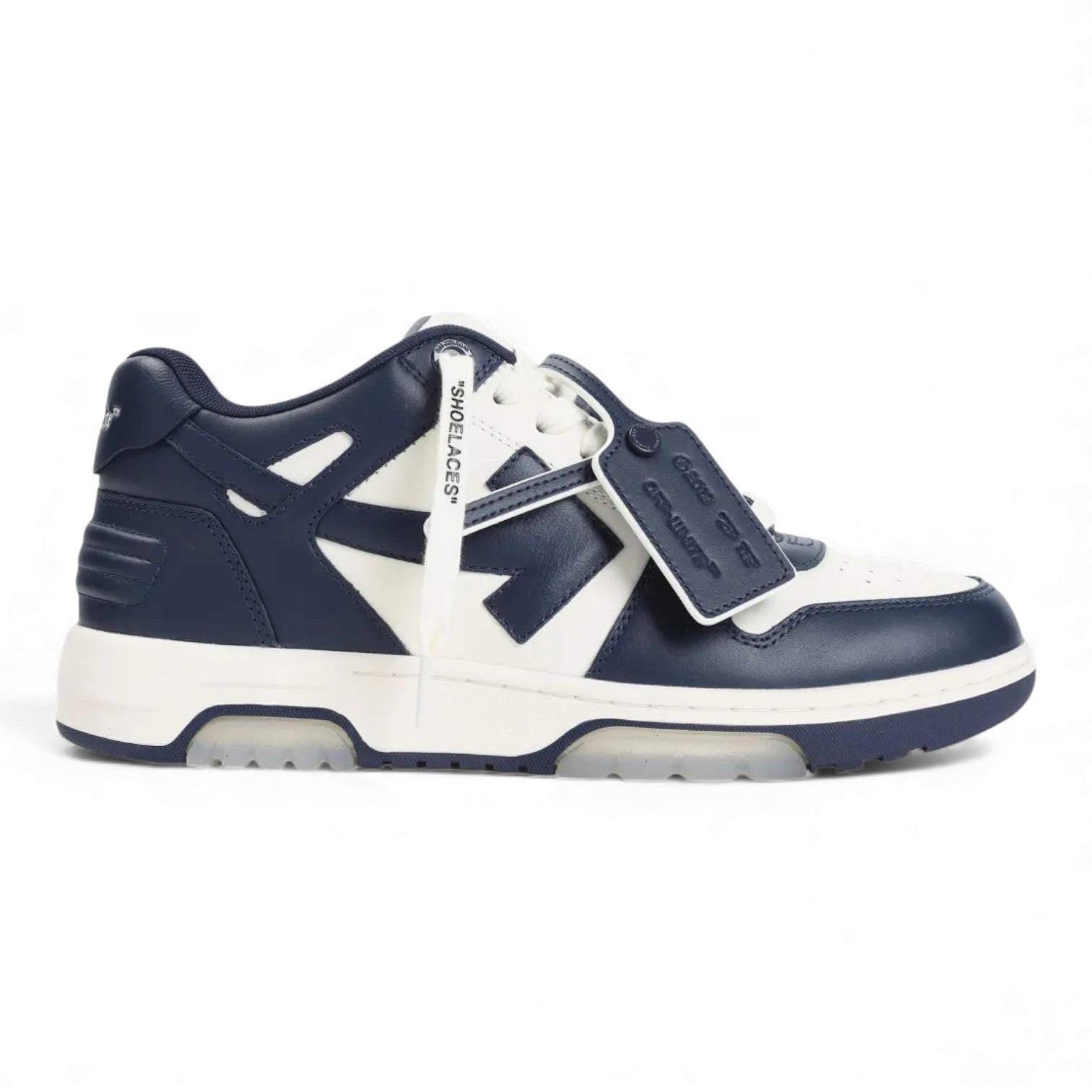 Off-White Out Of Office Leather - Navy Blue