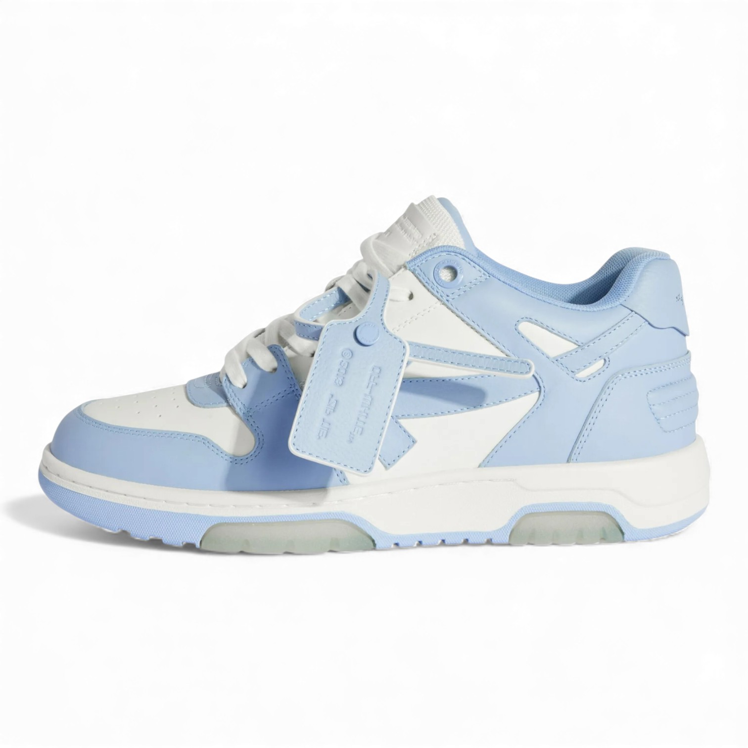 Off-White Out Of Office Leather Baby Blue