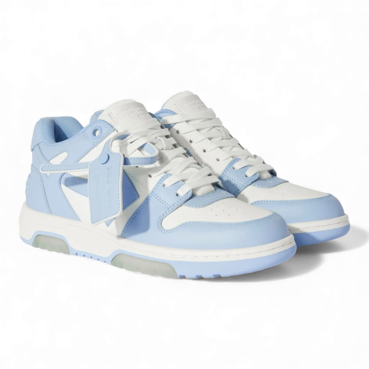 Off-White Out Of Office Leather Baby Blue