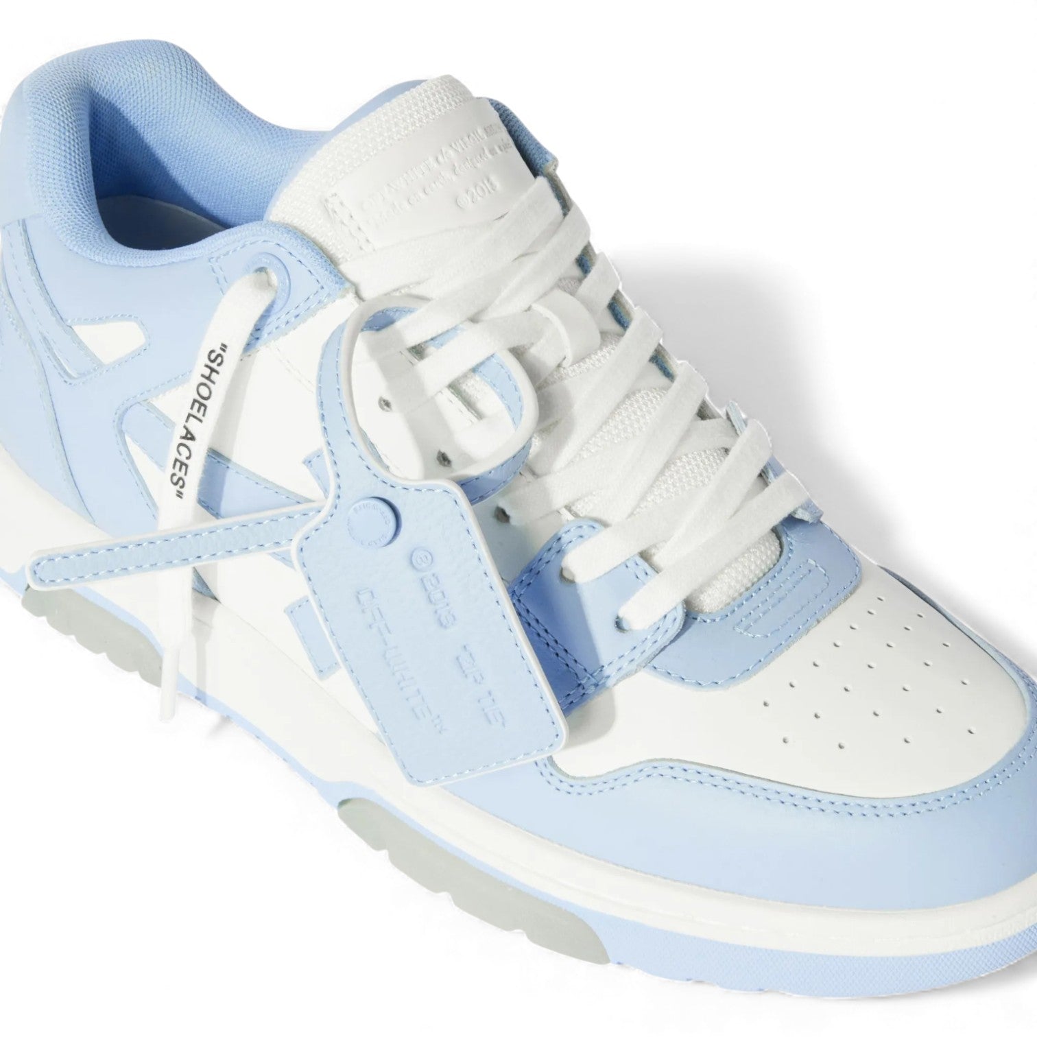Off-White Out Of Office Leather Baby Blue