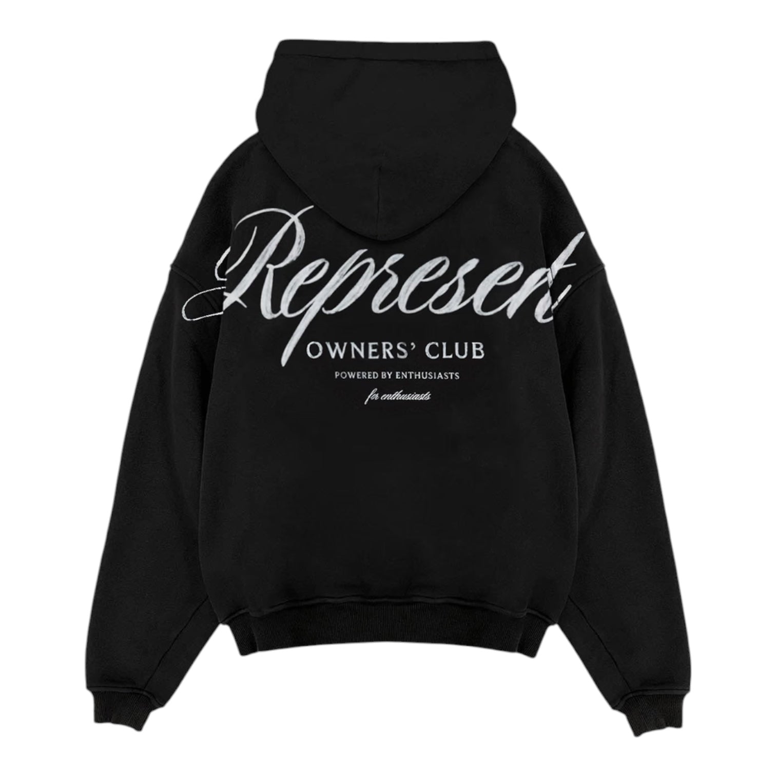 Represent Owners Club Script Hoodie 'Black'