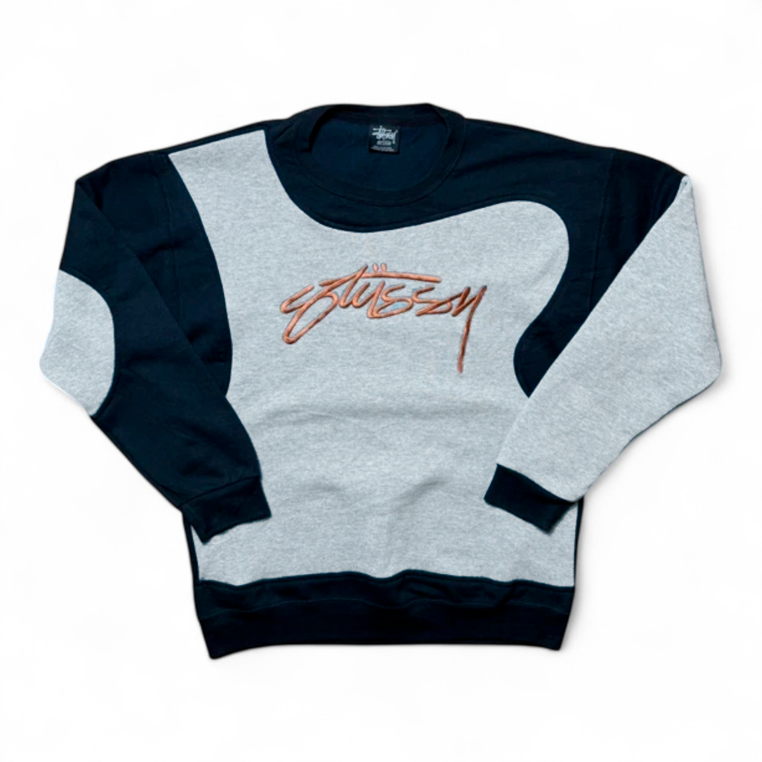 Stussy Custom Patchwork Rework Vintage Crewneck