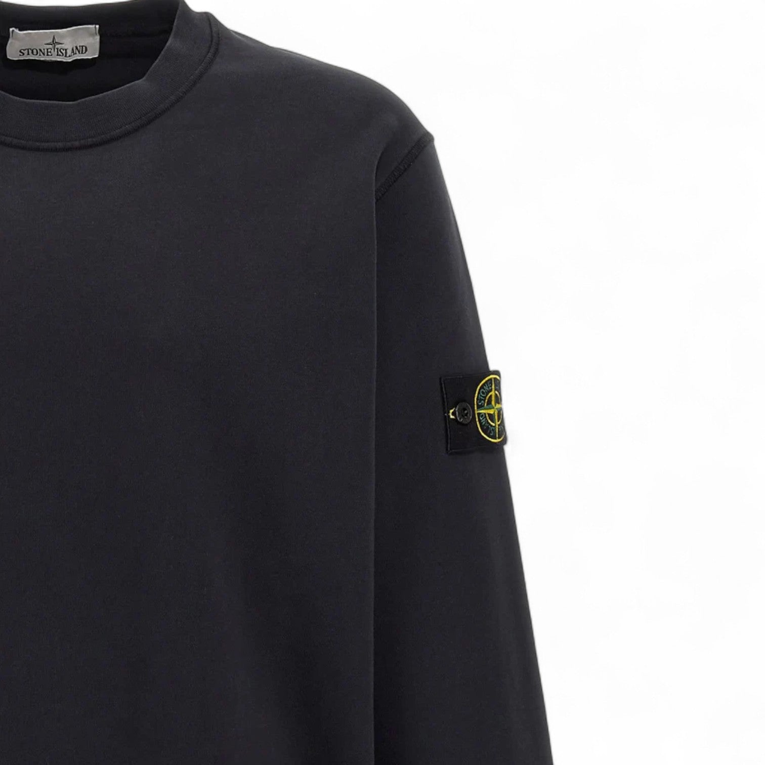 Stone Island Crewneck Logo Badge Sweatshirt