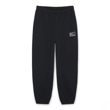 Stussy & Nike Stone Washed Fleece Pant - Black