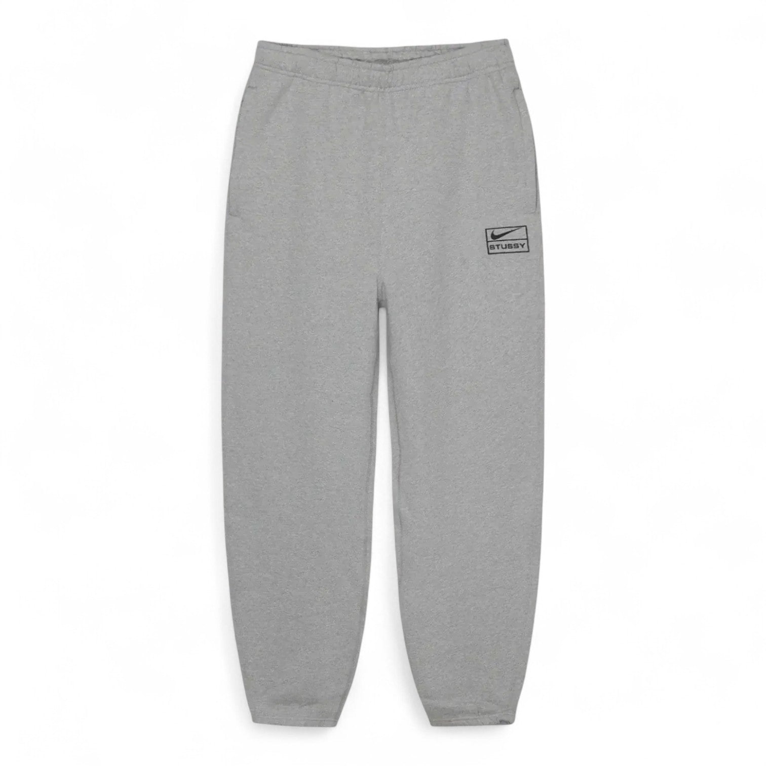 Stussy & Nike Stone Washed Fleece Pant - Dark Grey Heather