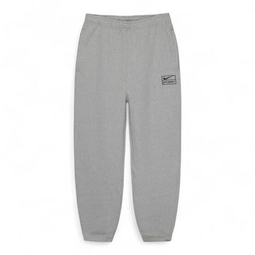 Stussy & Nike Stone Washed Fleece Pant - Dark Grey Heather