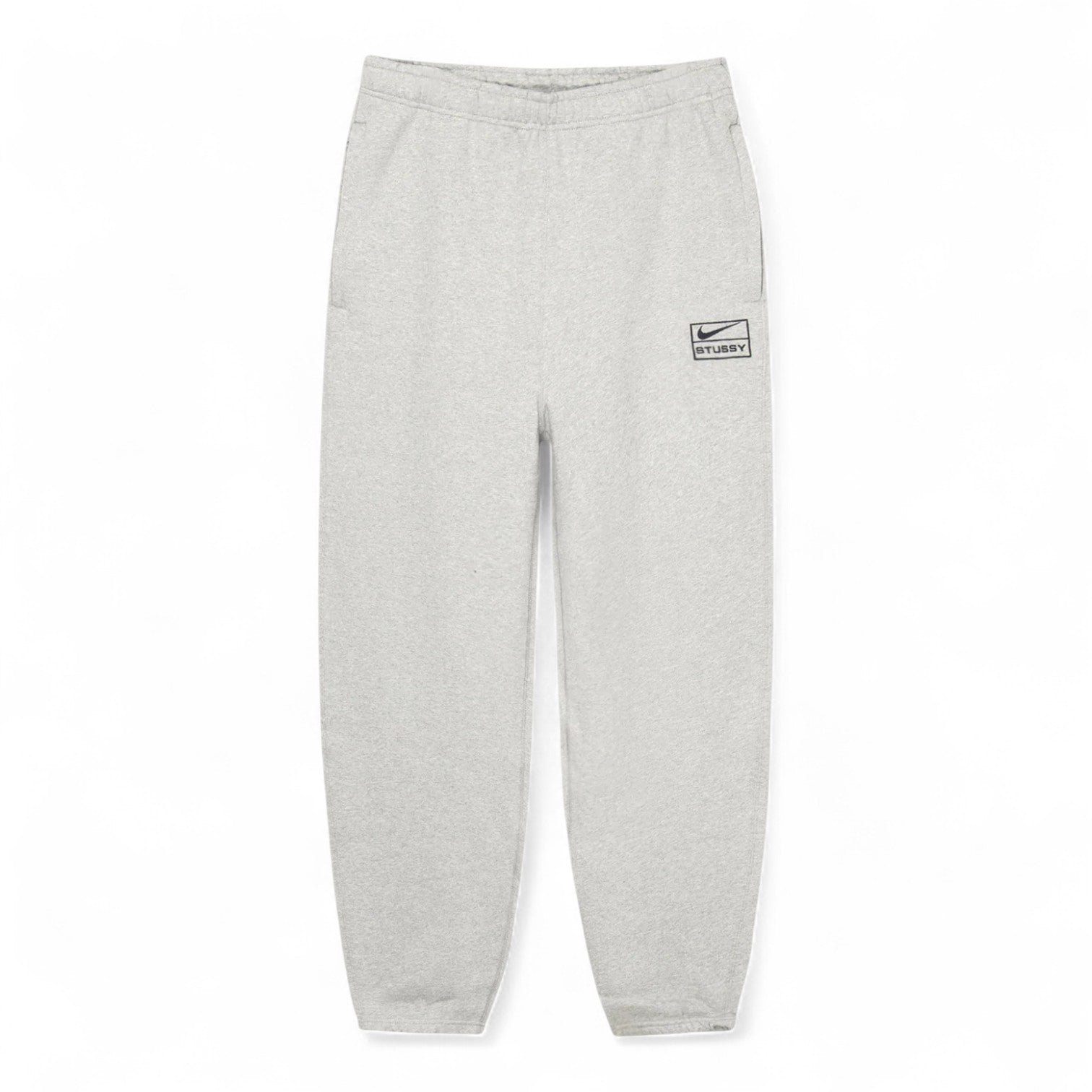 Stussy & Nike Stone Washed Fleece Pant - Grey Heather