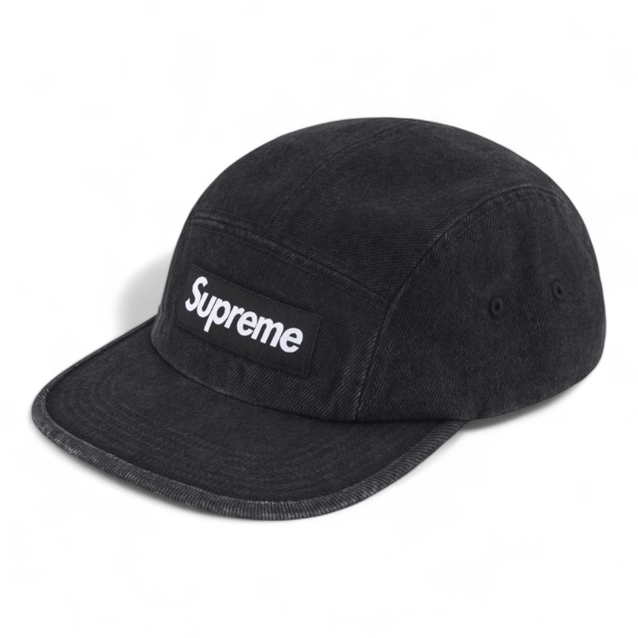 Supreme Denim Camp Cap - Black