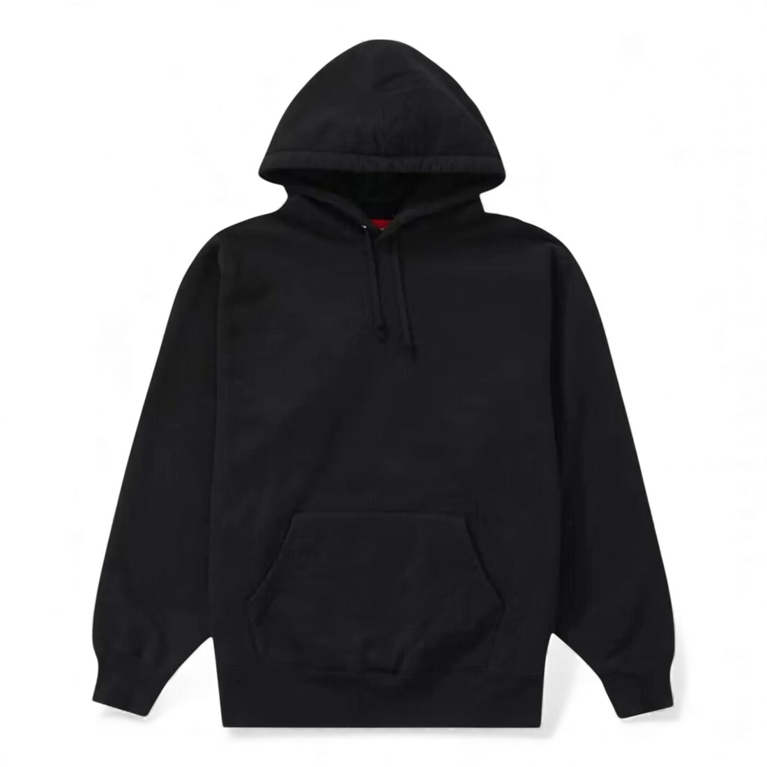 Supreme Satin Applique Hooded Sweatshirt - Black