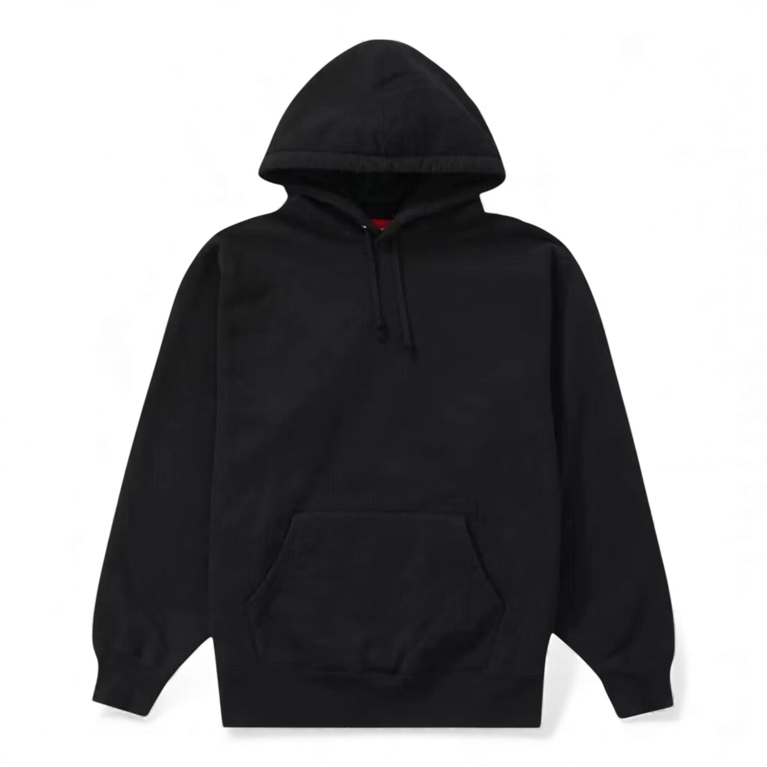 Supreme Satin Applique Hooded Sweatshirt - Black