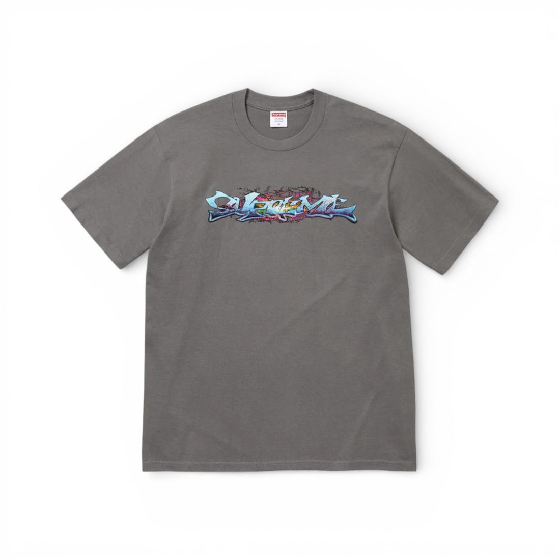 Supreme Tag Tee Charcoal