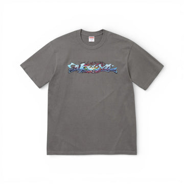 Supreme Tag Tee Charcoal