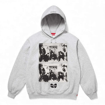 Supreme Wu-Tang Clan Hooded Sweatshirt - Heather Grey