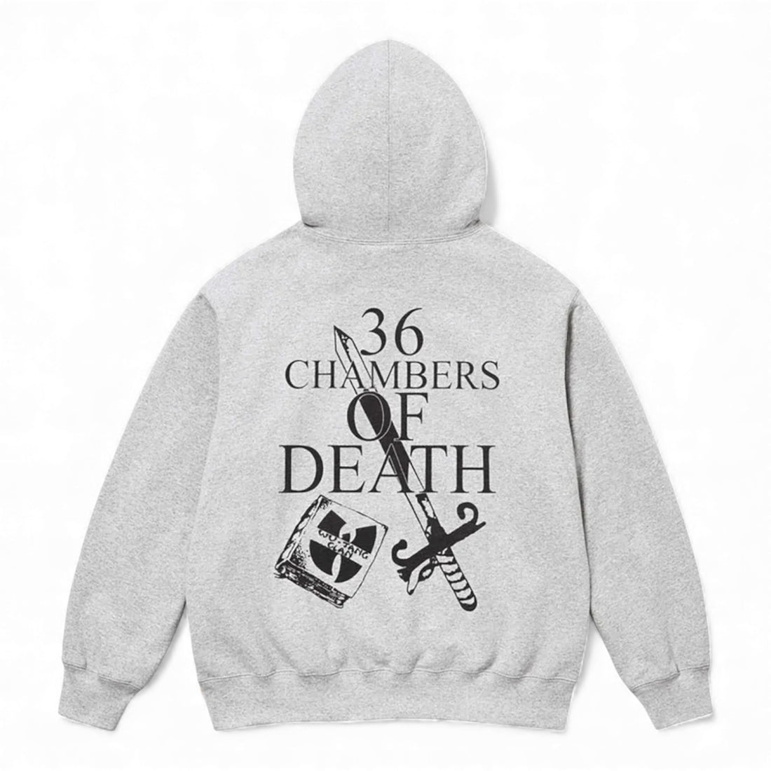 Supreme Wu-Tang Clan Hooded Sweatshirt - Heather Grey