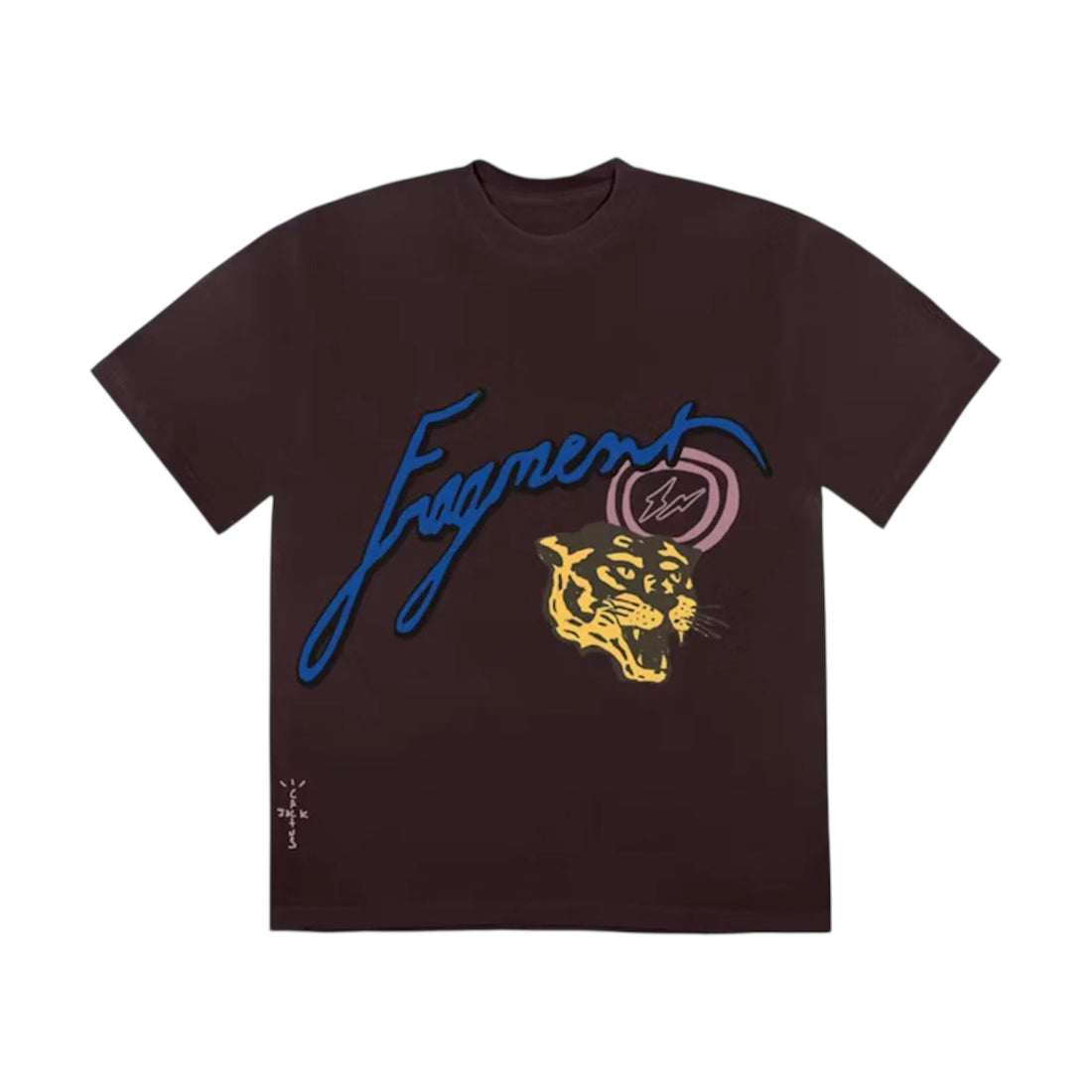 Travis Scott Cactus Jack For Fragment Icons Tee - Brown