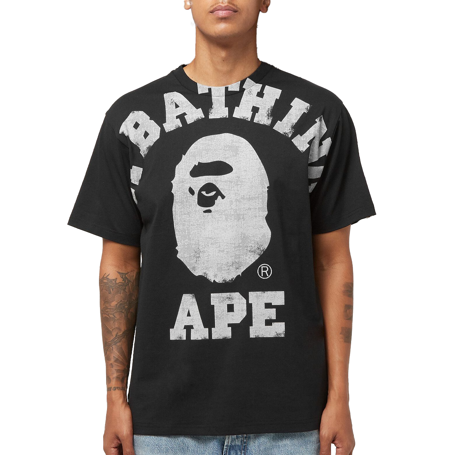BAPE Overprinted College Tee