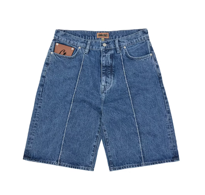 Corteiz C-Star Denim Jorts Faded Blue