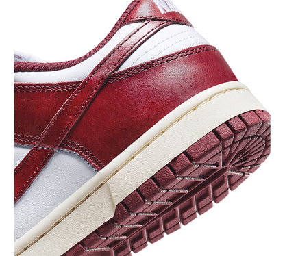 Nike Dunk Low PRM Vintage Team Red