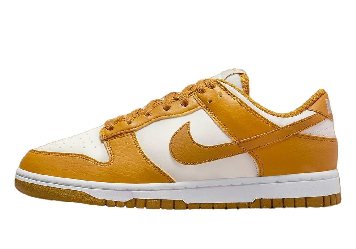 Nike Dunk Low Next Nature Phantom Gold Suede