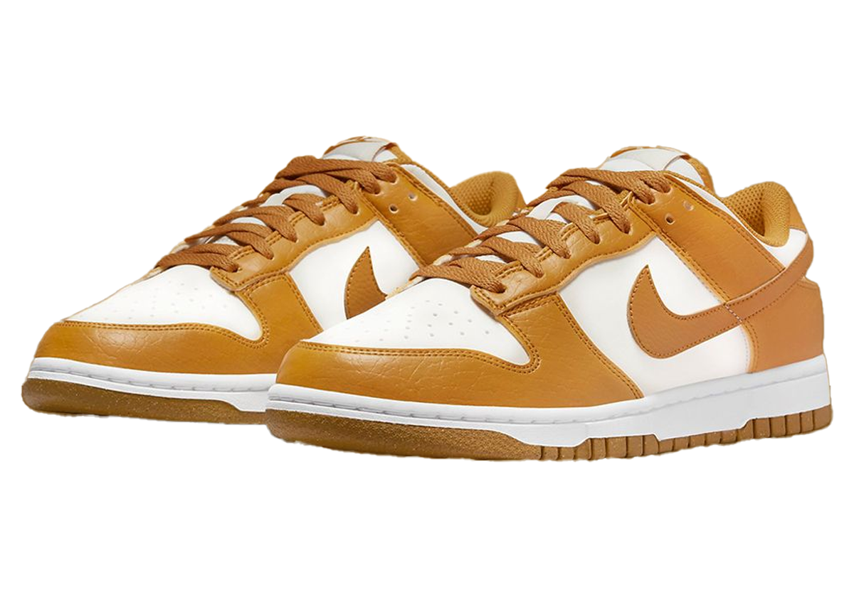 Nike Dunk Low Next Nature Phantom Gold Suede