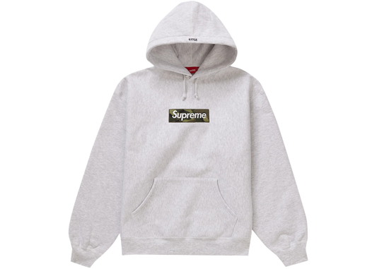 Supreme Box Logo Hooded Sweatshirt (FW23) Ash Grey