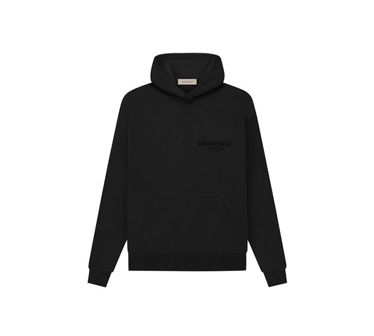 Fear of God Essentials Pullover Hoodie Black Stretch Limo