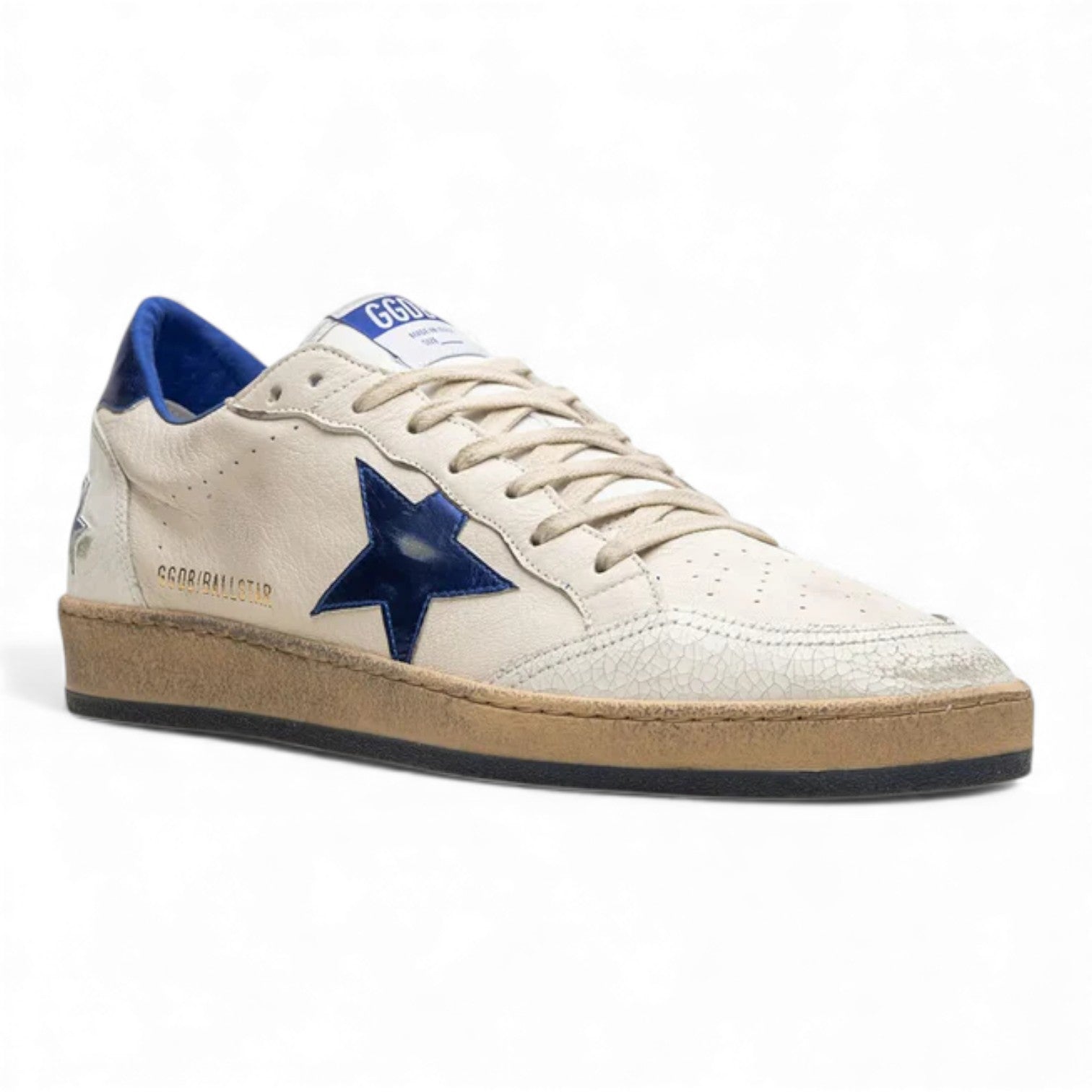 Golden Goose Ball-Star Low - White Bluette