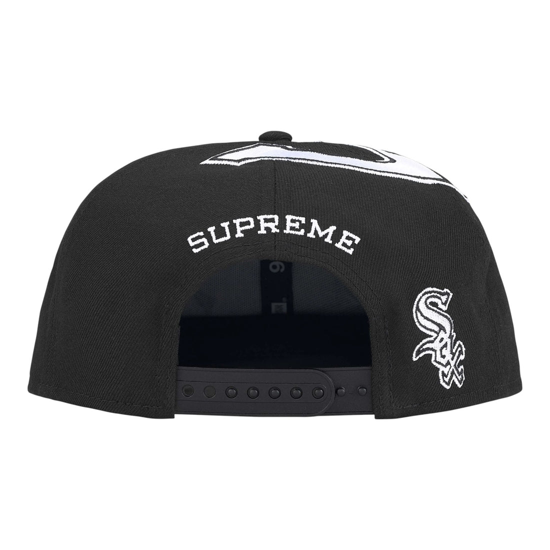 Supreme Chicago White Sox Adjustable New Era Cap - Black